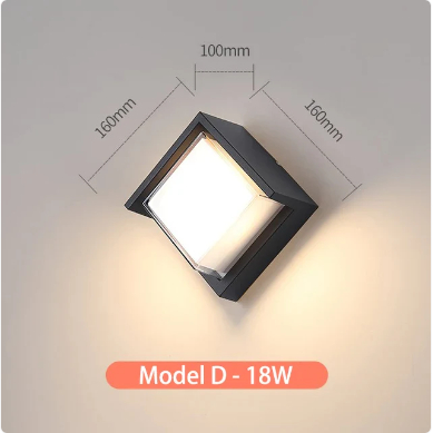 Outdoor Wall Lamp In Matte Black Finish With IP65 Waterproof Rating - Image 5