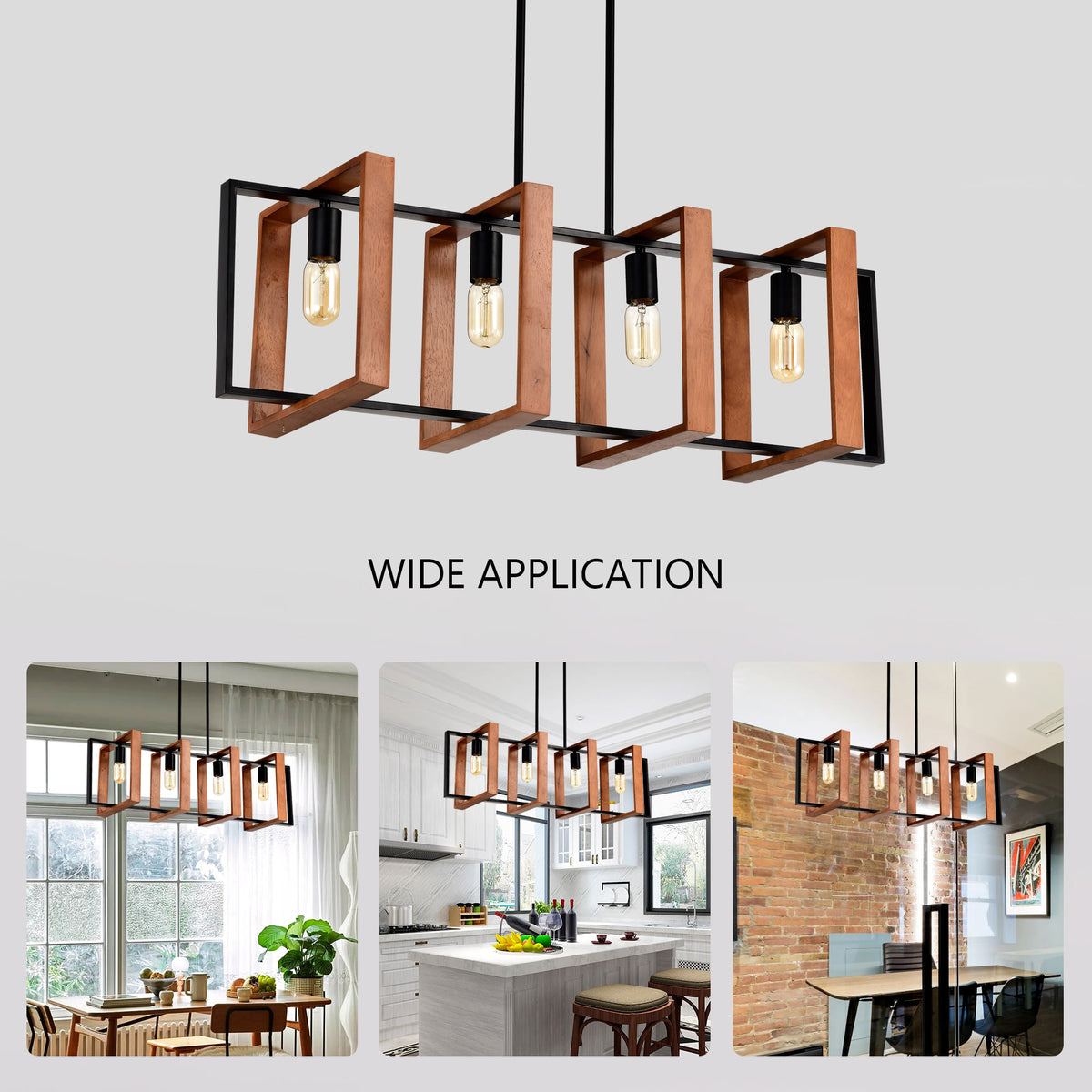 Pendant Light Fixture Farmhouse Kitchen Island Hanging - Image 10