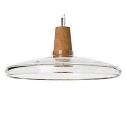 Pendant Light Fixture Modern Wooden Glass Kitchen Island Lighting - Image 1