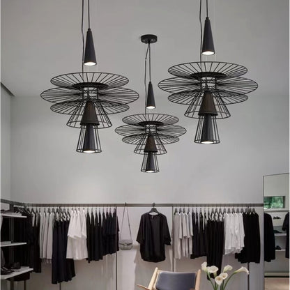 Pendant Light LED Iron Adjustable Hanging Lamp - Image 6