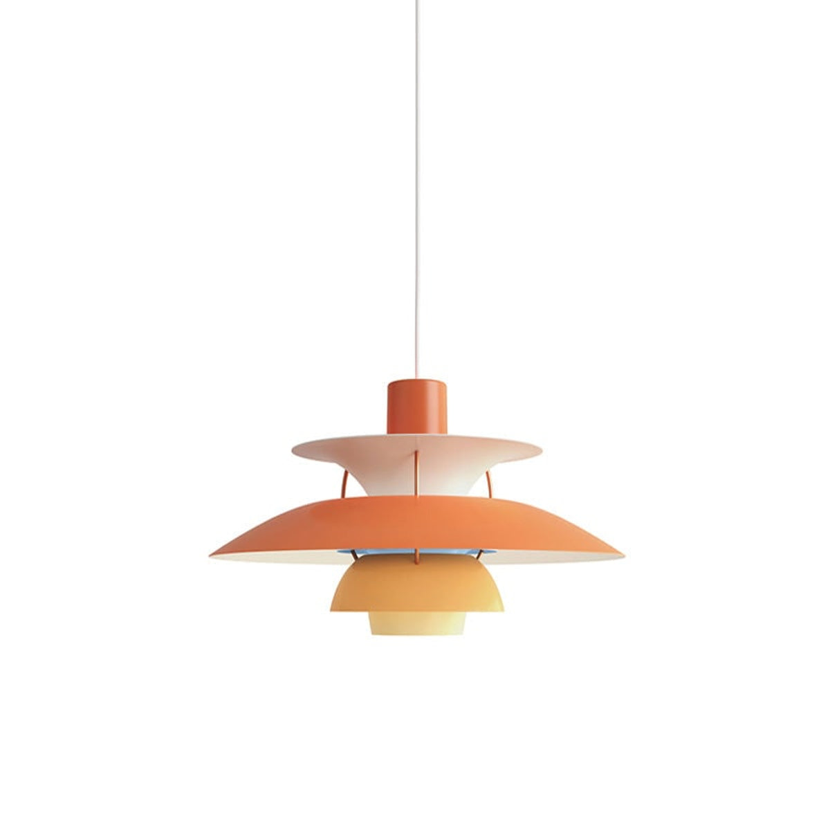 Pendant Light With Layered Circular Metal Design - Image 14