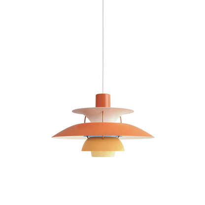 Pendant Light With Layered Circular Metal Design - Image 14