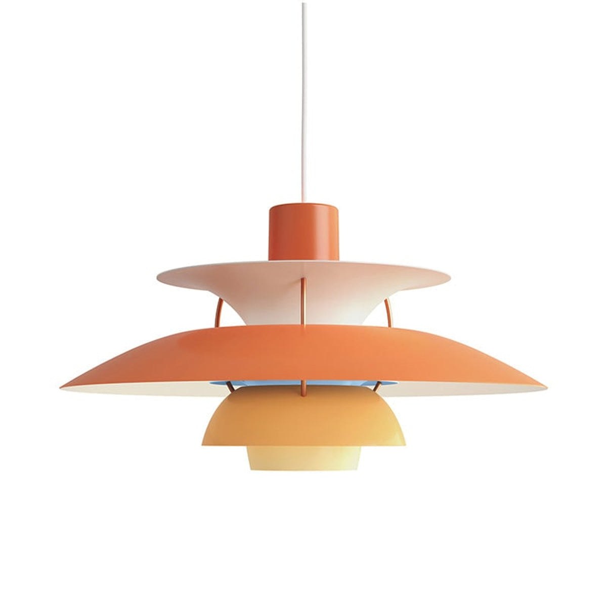 Pendant Light With Layered Circular Metal Design - Image 16