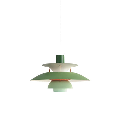 Pendant Light With Layered Circular Metal Design - Image 17
