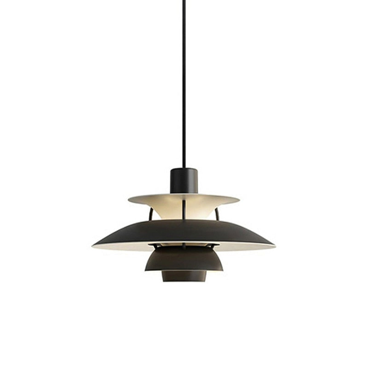Pendant Light With Layered Circular Metal Design - Image 23