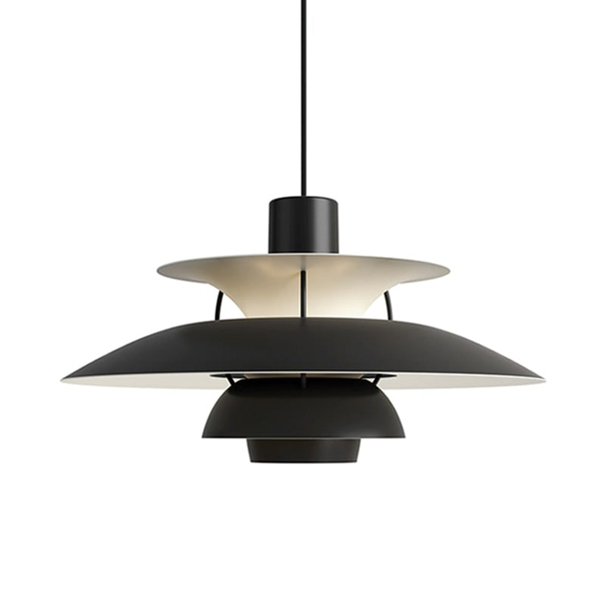 Pendant Light With Layered Circular Metal Design - Image 25