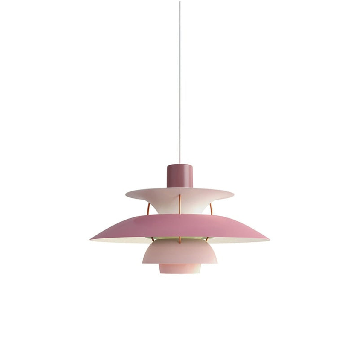 Pendant Light With Layered Circular Metal Design - Image 8