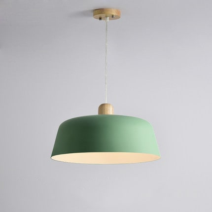 Pendant Lighting Fixture Minimalist Round Metal Hanging Lamp - Image 1