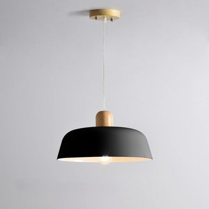 Pendant Lighting Fixture Minimalist Round Metal Hanging Lamp - Image 4
