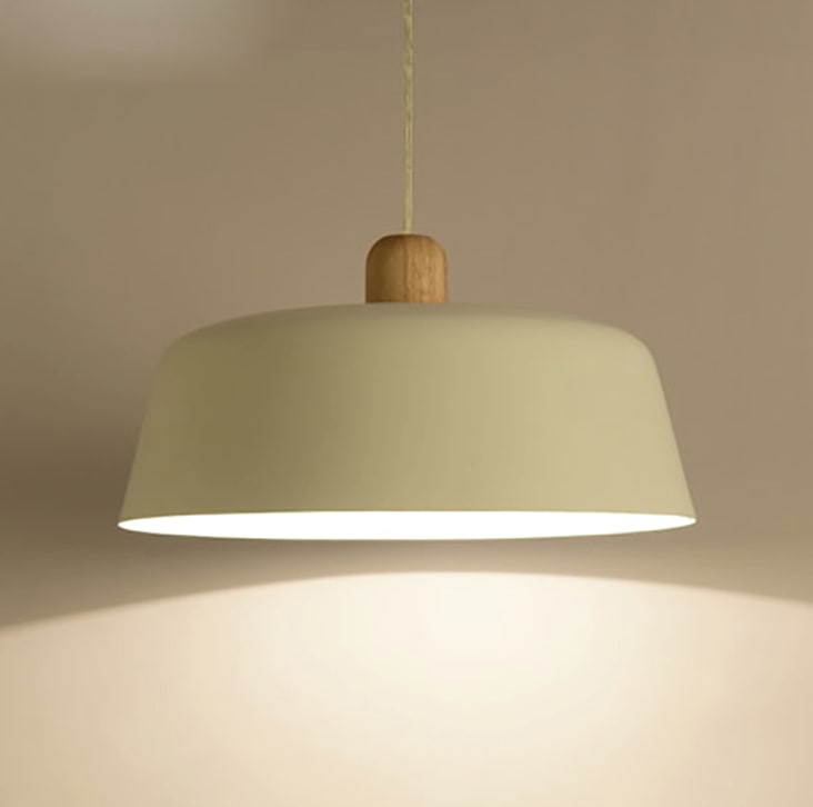 Pendant Lighting Fixture Minimalist Round Metal Hanging Lamp - Image 7