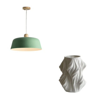 Pendant Lighting Fixture Minimalist Round Metal Hanging Lamp - Image 5