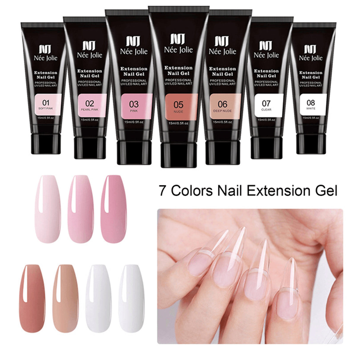 Personligt Nail Extension Kit With UV Lamp Set For Gel Nails - Image 5