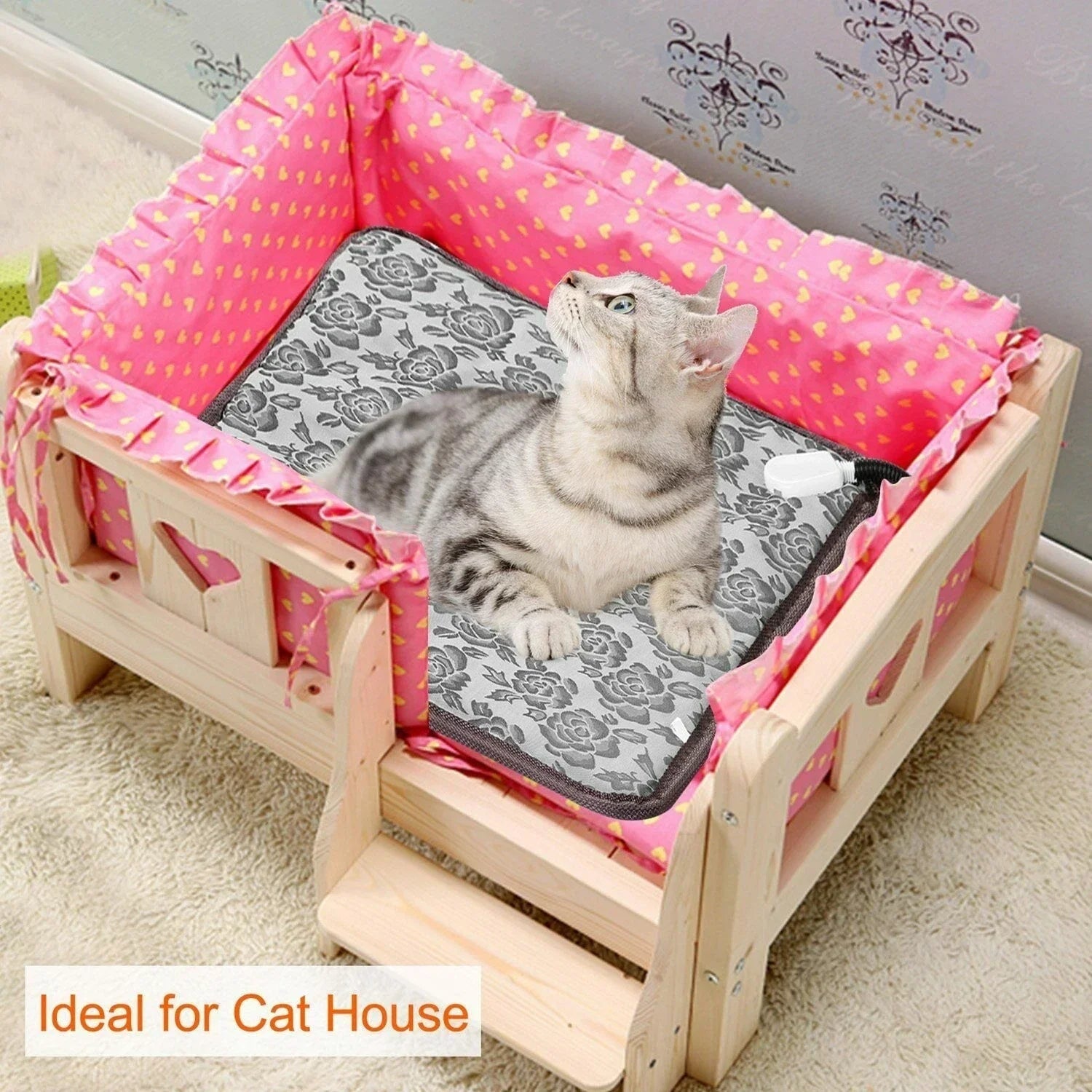 Pet Heating Pad Electric For Dogs And Cats With 2 Temperature Levels And 6-Layer Protection - Image 6