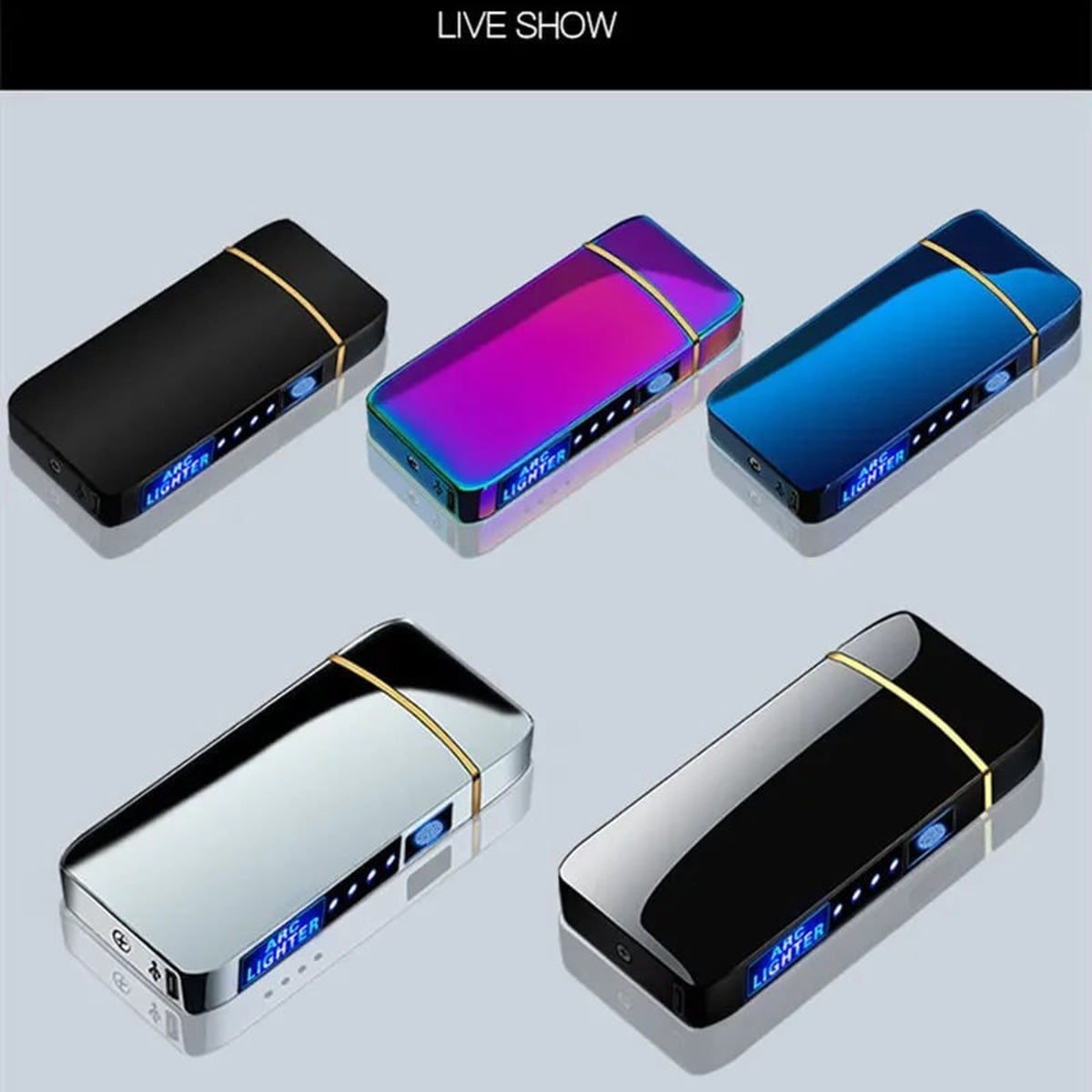 Plasma Lighter Electronic Windproof Rechargeable USB With Touch Sensor - Image 6