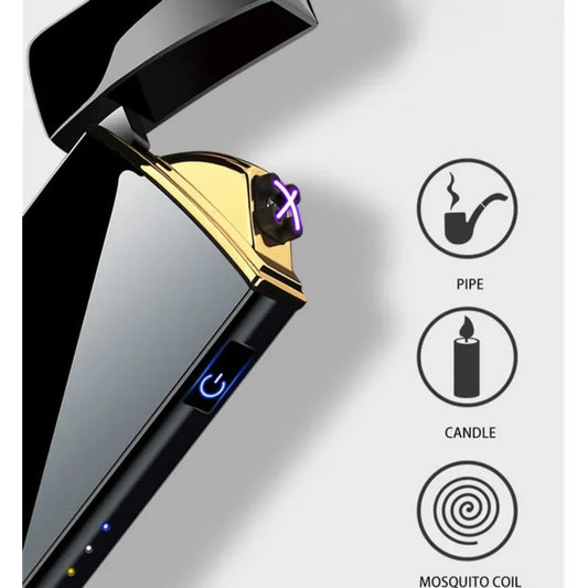 Plasma Lighter Electronic Windproof Rechargeable USB With Touch Sensor - Image 2