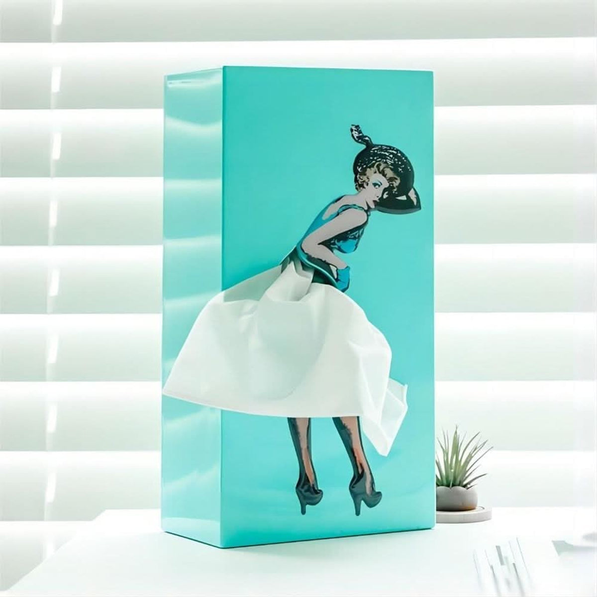 Playful Interactive Plastic Tissue Box Holder - Image 4