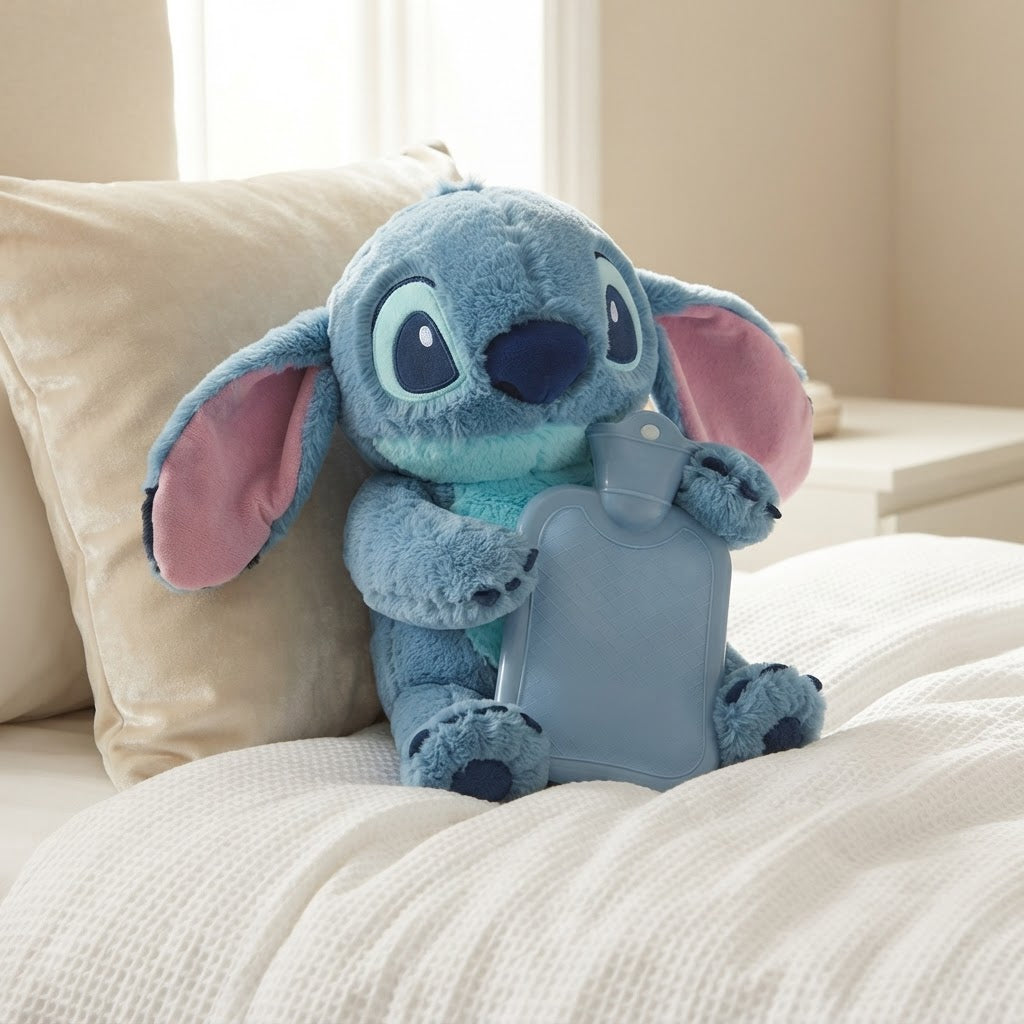 Stitch Extra Large Plush Hot Water Bottle A Winter Hand Warmer Gift For Women - Image 1