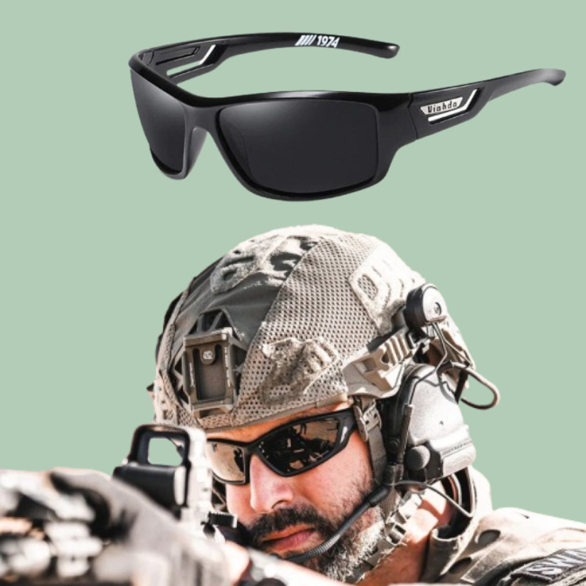 Polarized Military Sunglasses With UV400 Protection For Fishing And Outdoor Sports - Image 1