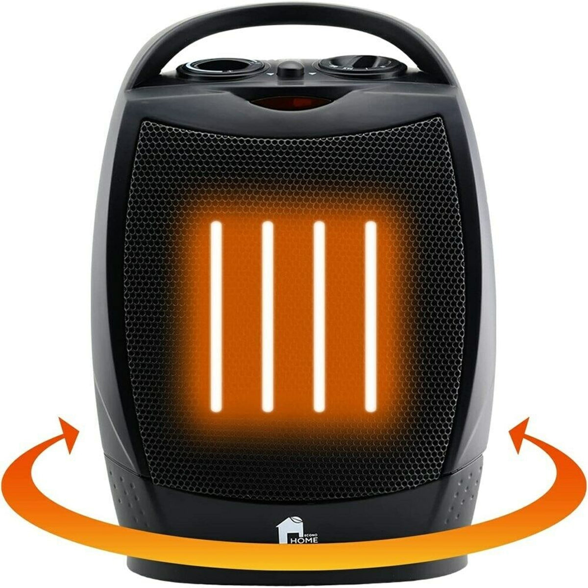 Portable Electric Heater With Oscillating Fan And Quiet Thermostat - Image 1