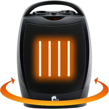 Portable Electric Heater With Oscillating Fan And Quiet Thermostat - Image 1