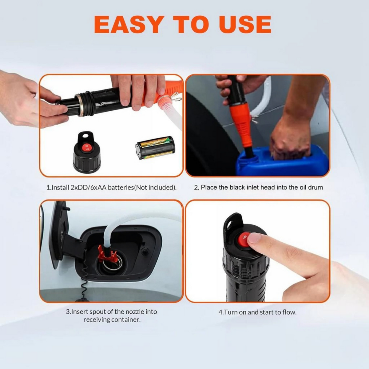 Portable Electric Siphon Pump For Effortless Liquid Transfer - Image 3