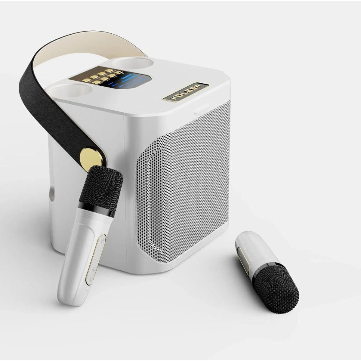 Portable Karaoke Speaker With Dual Wireless Microphones And 360° Sound - Image 7