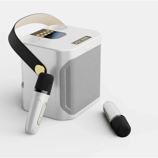 Portable Karaoke Speaker With Dual Wireless Microphones And 360° Sound - Image 7