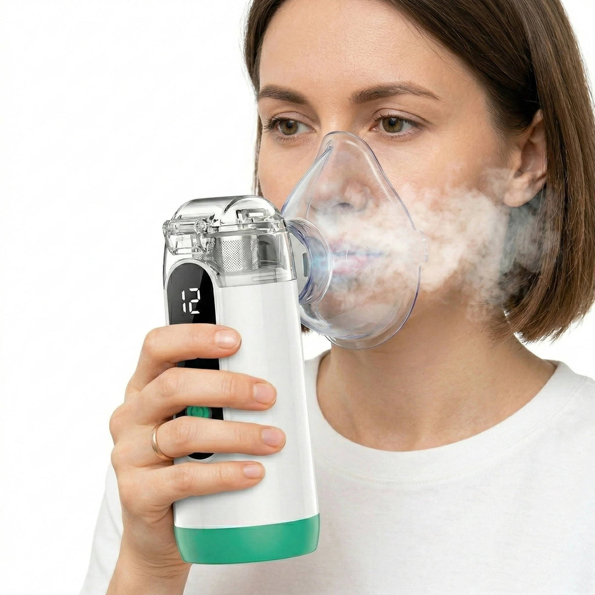 Portable Nebulizer With USB Rechargeable Battery And Whisper-Quiet Operation - Image 1