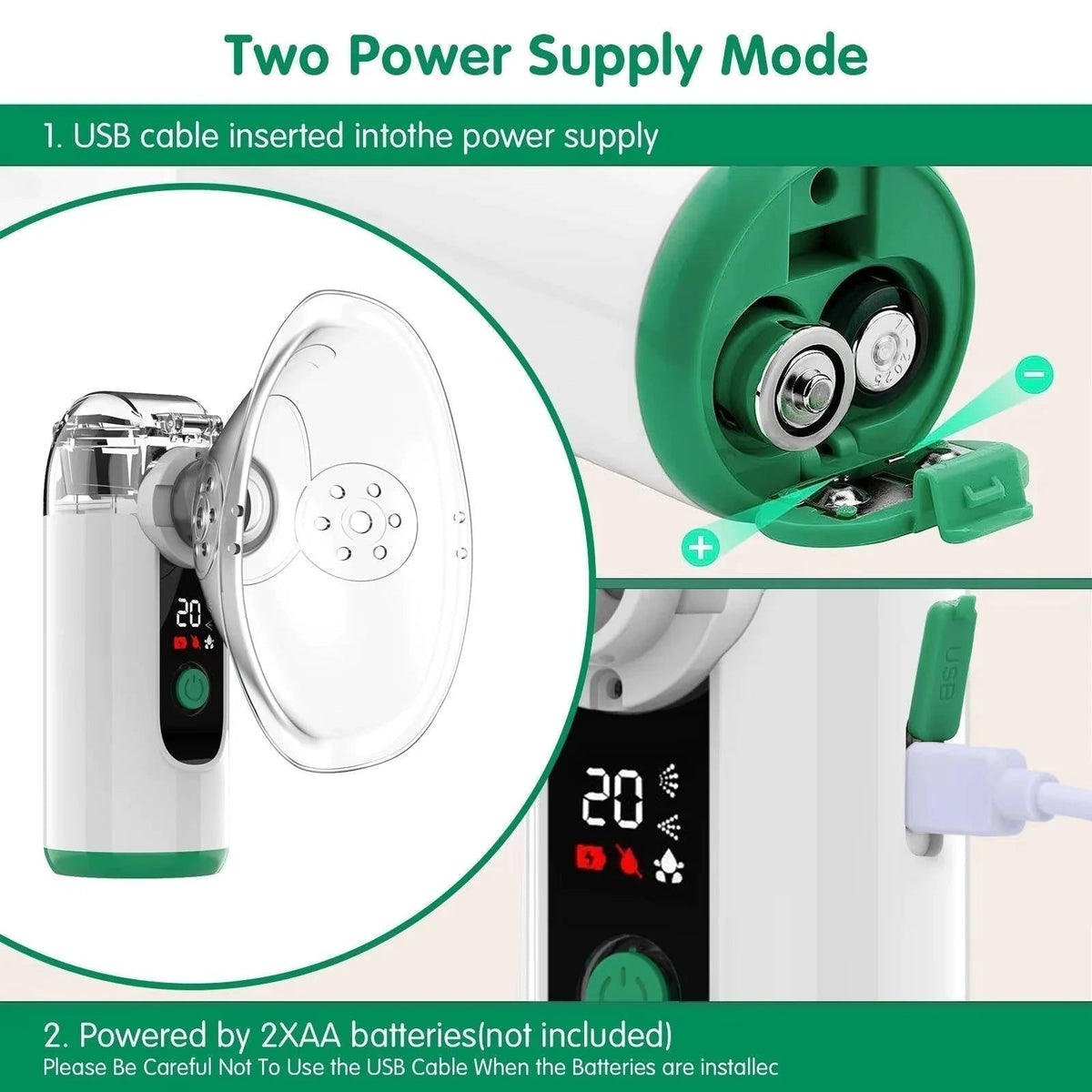 Portable Nebulizer With USB Rechargeable Battery And Whisper-Quiet Operation - Image 5