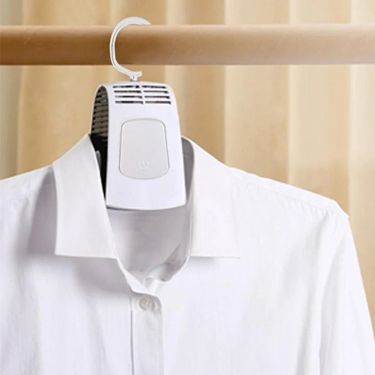 Portable Outdoor Travel Mini Folding Electric Clothes Drying Hanger With Shoe Tube - Image 2