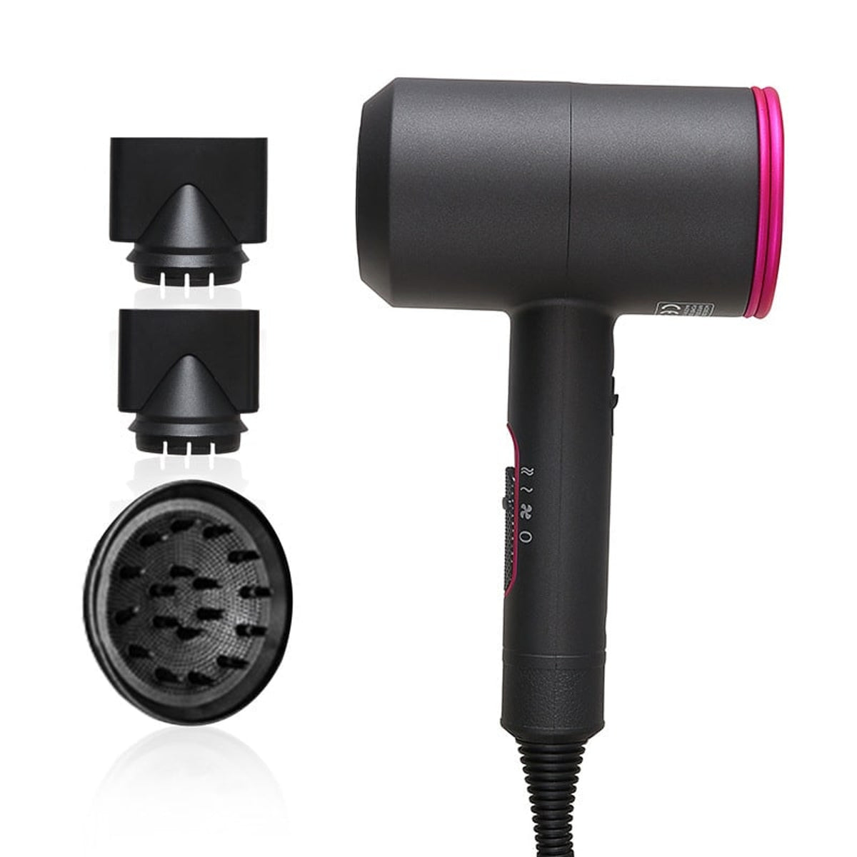 Professional Hair Dryer With Attachments Diffuser And Concentrator Nozzles - Image 14
