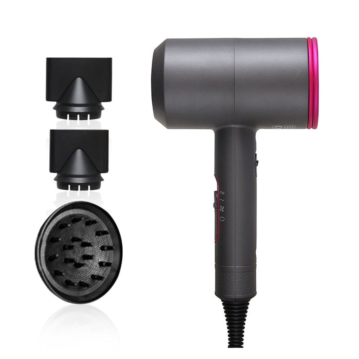Professional Hair Dryer With Attachments Diffuser And Concentrator Nozzles - Image 24