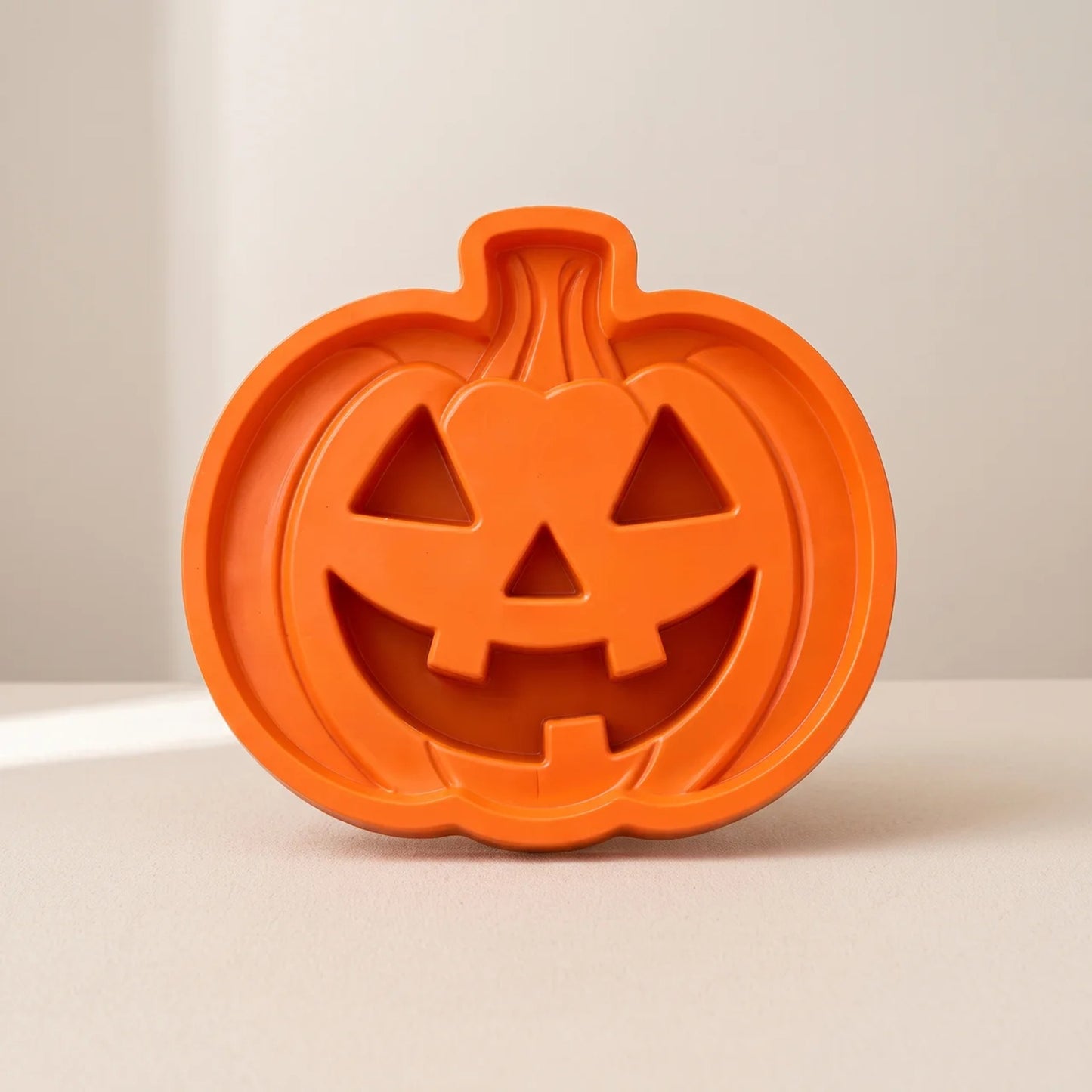 Pumpkin Mold Reusable Casting Mold For Concrete Stepping Stones Halloween Garden Decor With Flexible Construction For Easy Removal - Image 1