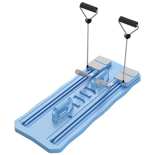 Push Up Board With Pilates Board Functions Ab Roller And Resistance Bands - Image 3