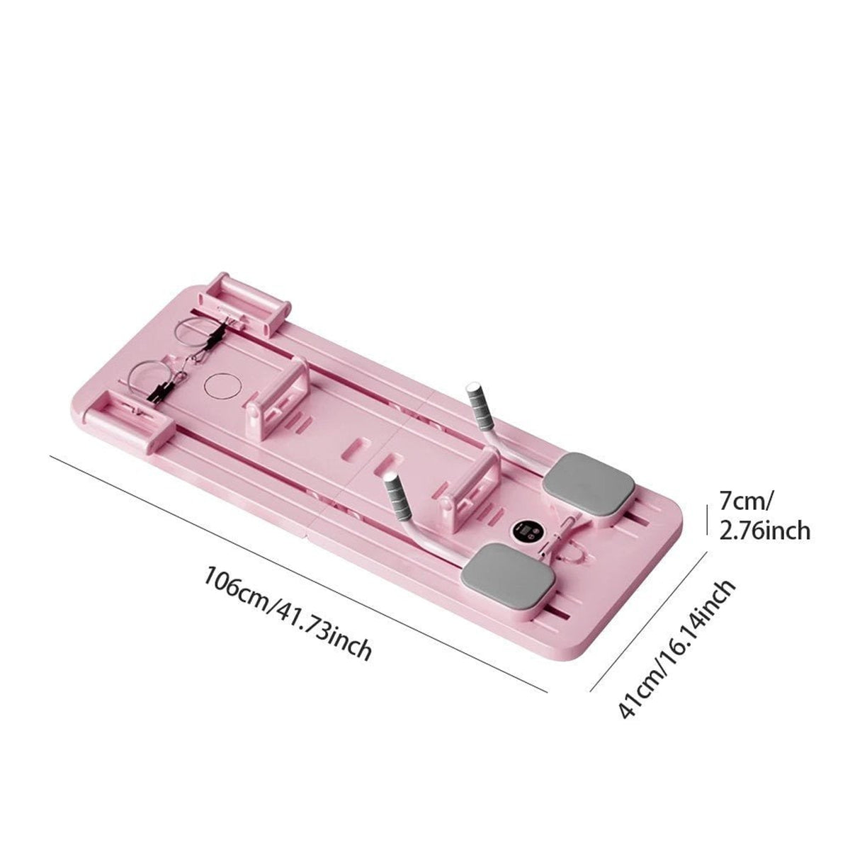 Push Up Board With Pilates Board Functions Ab Roller And Resistance Bands - Image 6