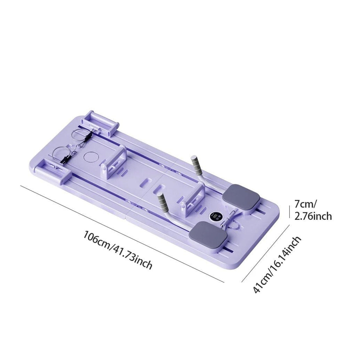 Push Up Board With Pilates Board Functions Ab Roller And Resistance Bands - Image 7