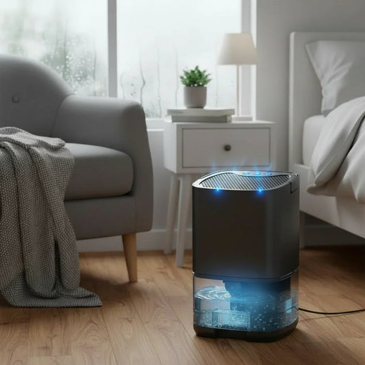 Quiet Portable Dehumidifier For Compact Indoor Spaces With Low-Noise Moisture Control - Image 1
