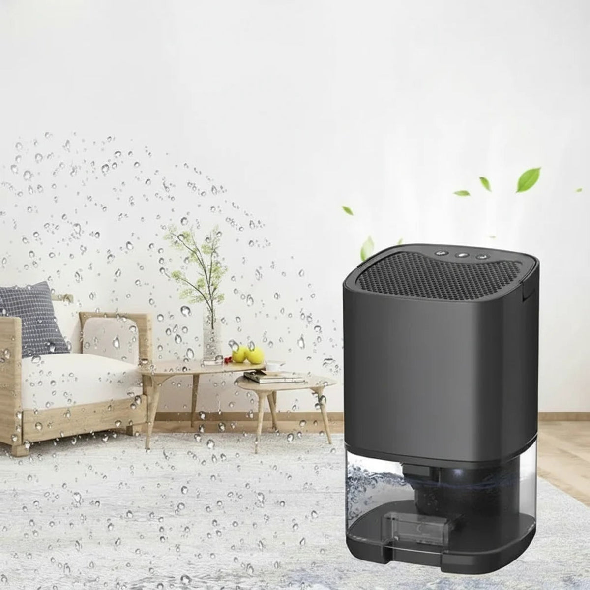 Quiet Portable Dehumidifier For Compact Indoor Spaces With Low-Noise Moisture Control - Image 2