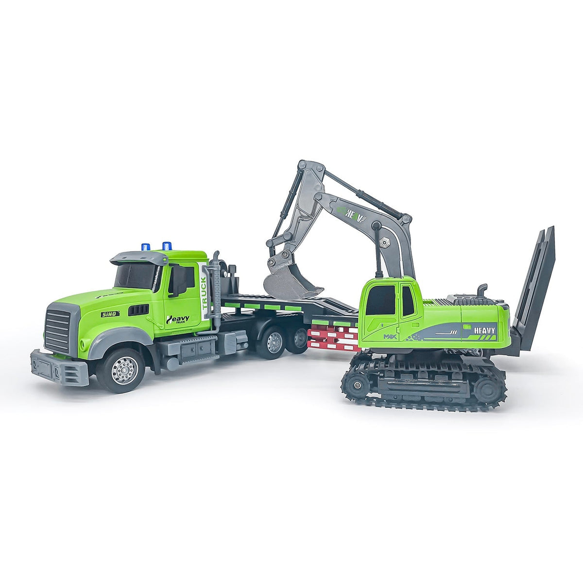 RC Construction Set With Detachable Trailer And Die-Cast Metal Digger For Kids - Image 7