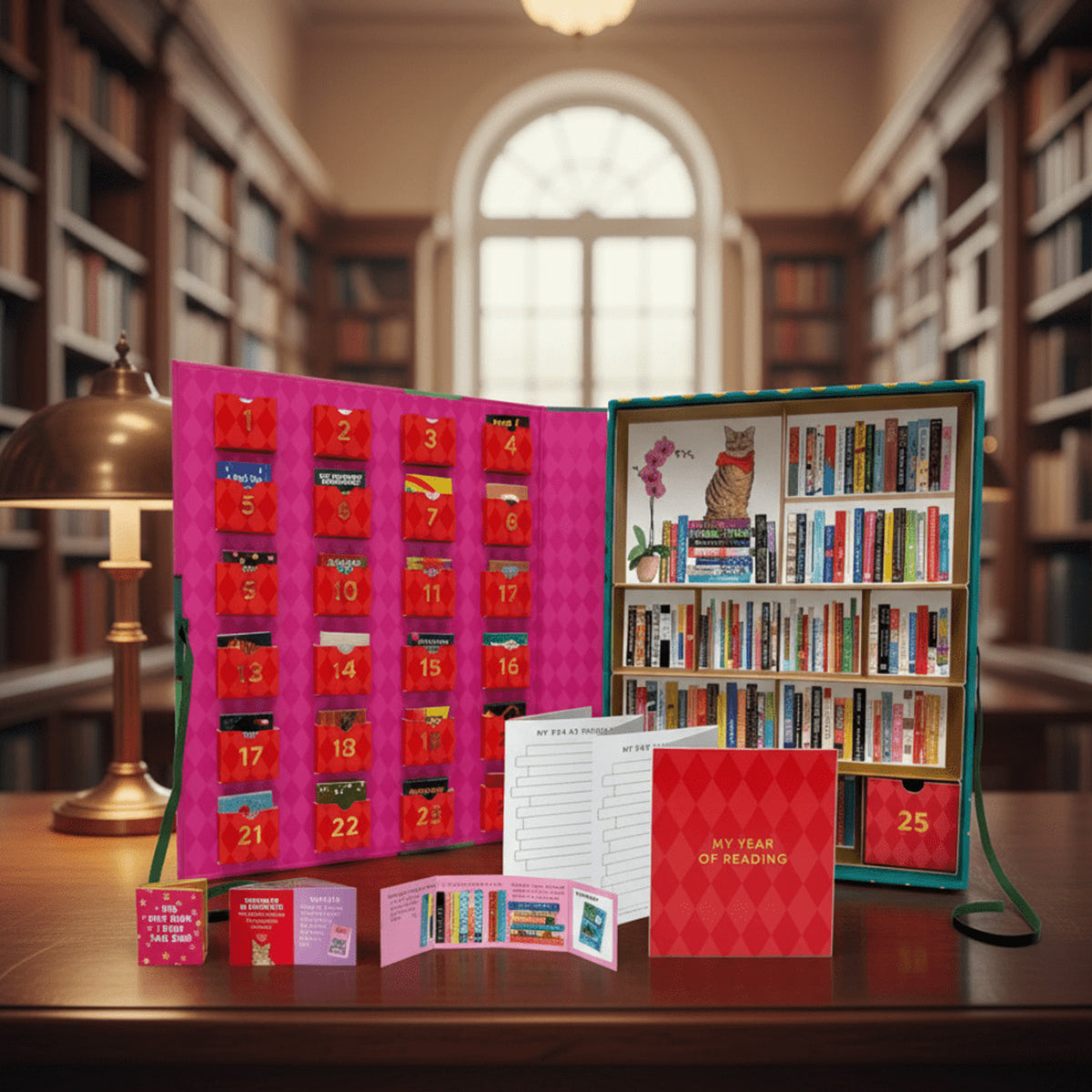 Readvent Christmas Advent Calendar 24 Days Of Literary Surprises For Book Lovers - Image 1