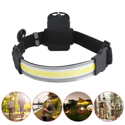 Rechargeable Cob LED Headlamp With Adjustable Headband - Image 7