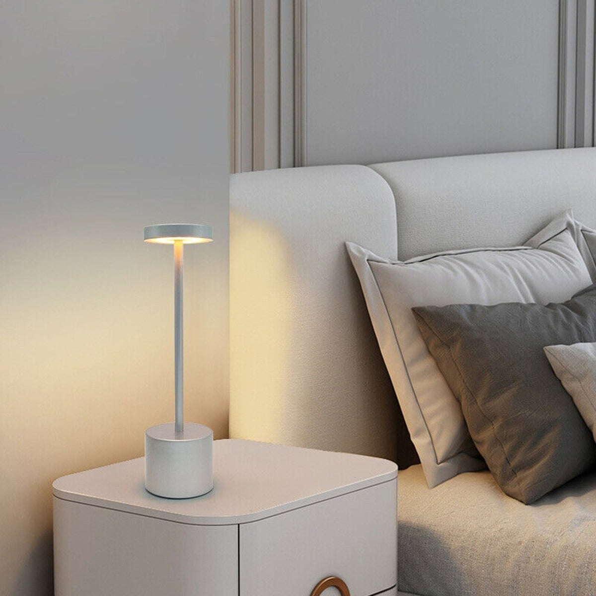 Rechargeable Cordless LED Table Lamp With Touch Switch - Image 6