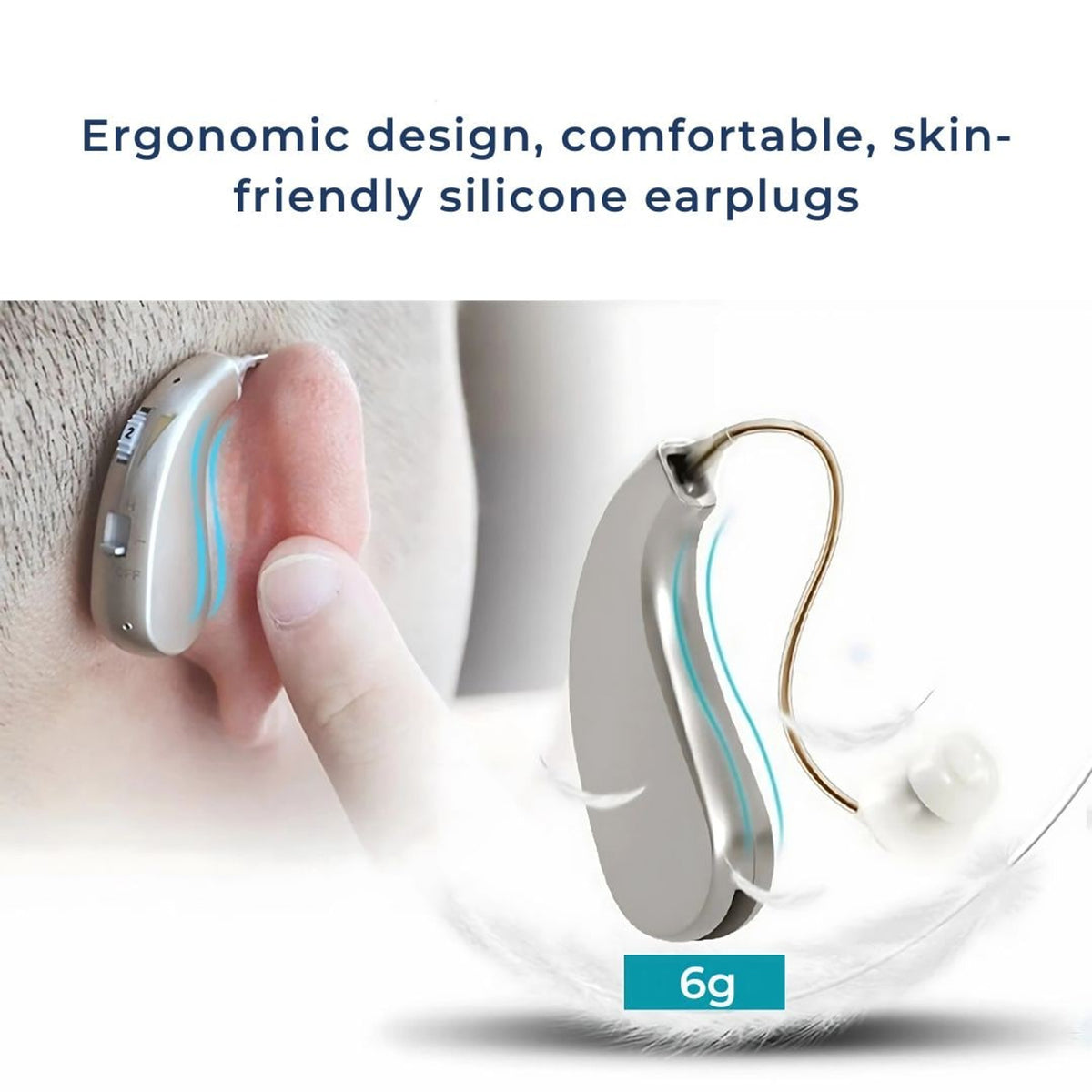 Rechargeable Hearing Aid For Personal Use Digital Sound Amplifier - Image 7