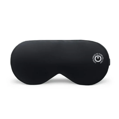 Rechargeable Heated Eye Mask With Silk Cover Cordless Massager For Sleep And Travel - Image 1
