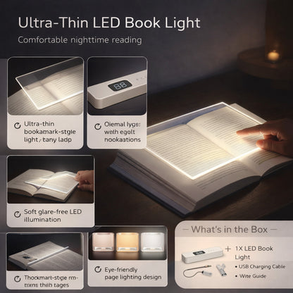 Rechargeable LED Book Light With Adjustable Reading Lamp - Image 4