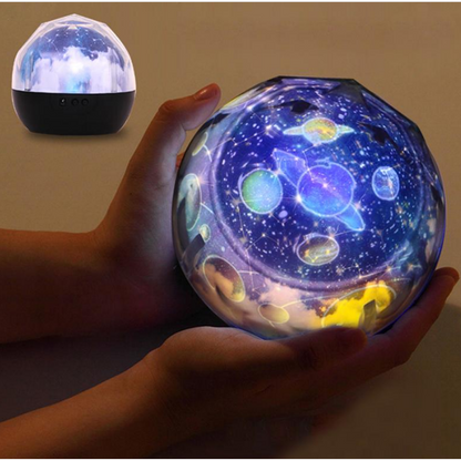 Rechargeable LED Christmas Projector Lamp With Night Light Function - Image 2