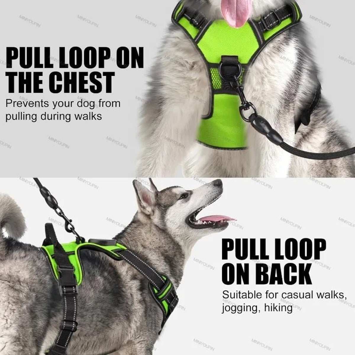 Rechargeable LED Dog Harness For Nighttime Visibility With Adjustable Fit - Image 7
