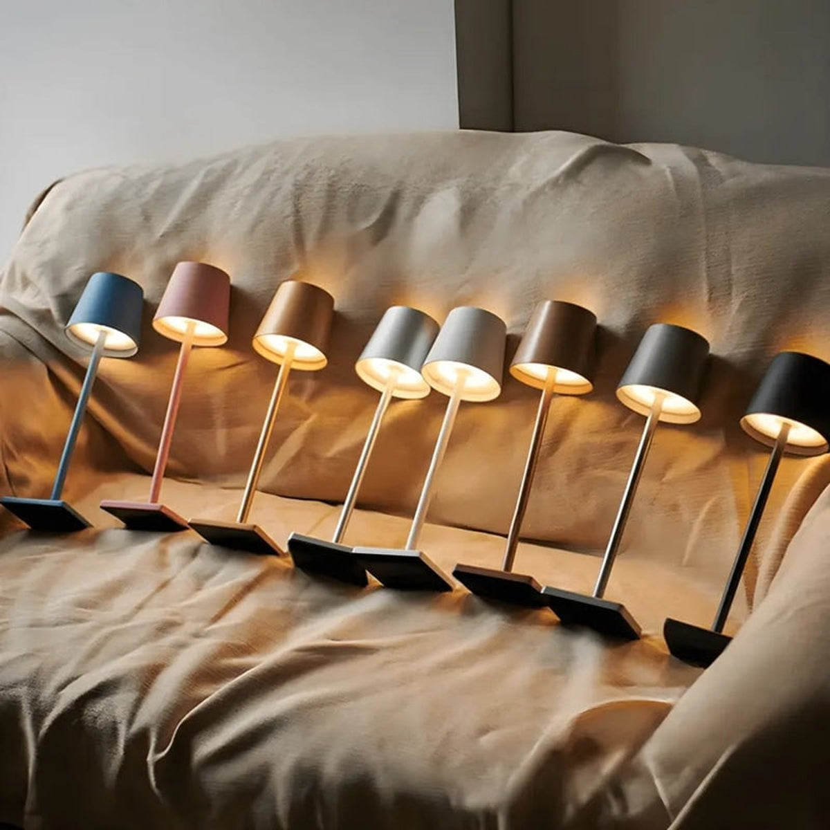 Rechargeable LED Wireless Table Lamp With Outdoor Base - Image 2