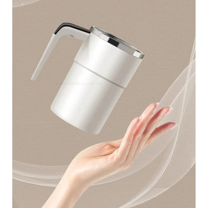 Rechargeable Stirring Mug With LED Temperature Display And Concealed Charging Port - Image 5