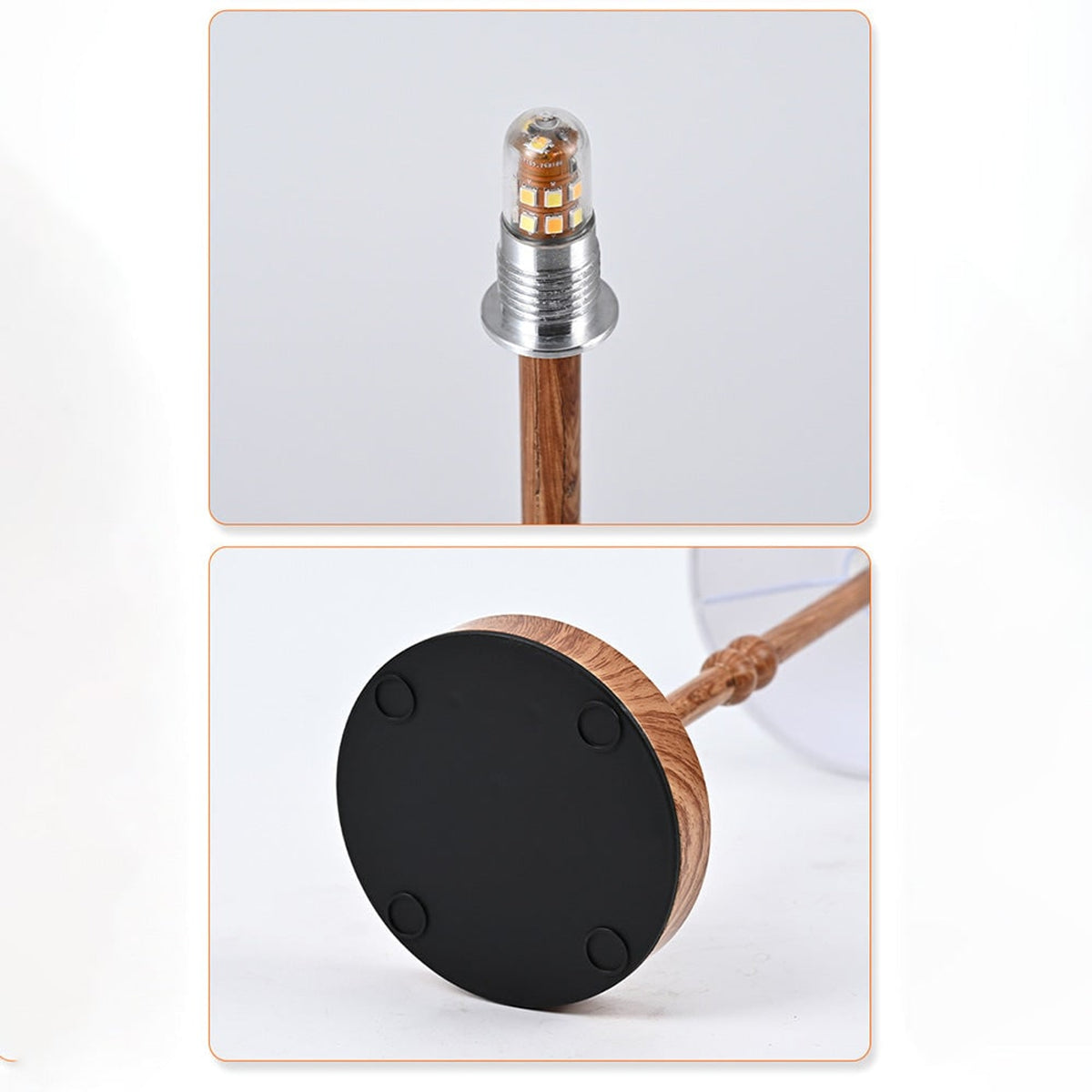 Rechargeable Table Lamp With Dimmable Touch Control And Fabric Shade - Image 15